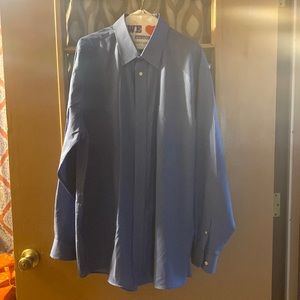 STAFFORD long sleeve dress shirt, size 17 1/2 - 35-37, REGULAR FIT